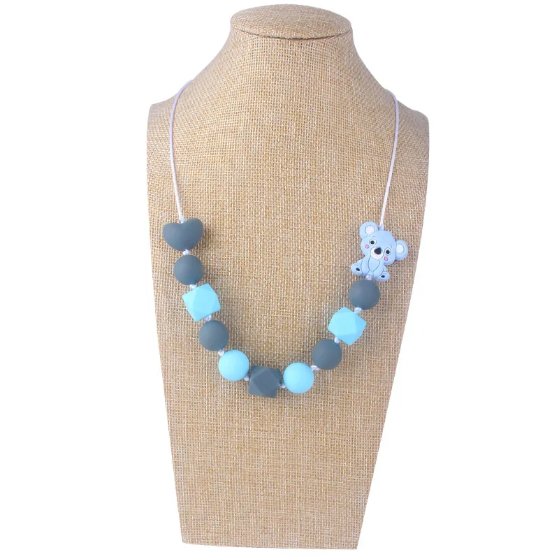 Новый силиконовый зажим для соски DIY цветная цепочка прорезывания зубов