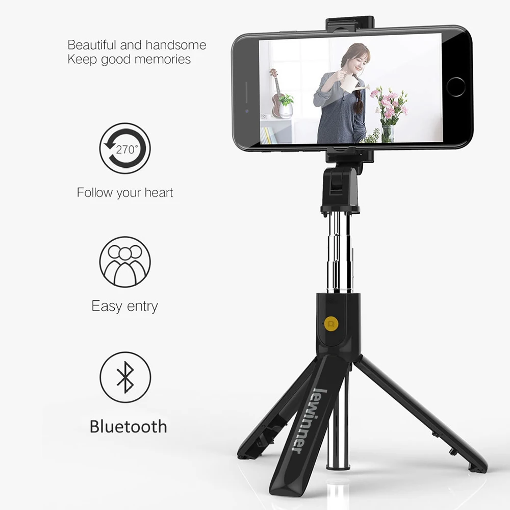 Монопод Lewinner 3 в 1 складной с Bluetooth для iphone/Android | Электроника
