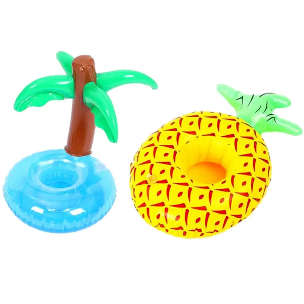 

Inflatable Cup Holder Floating Bathroom Swimming Pool Pineapple Drink Holder Party Bar Coasters For Outdoor Water Sport