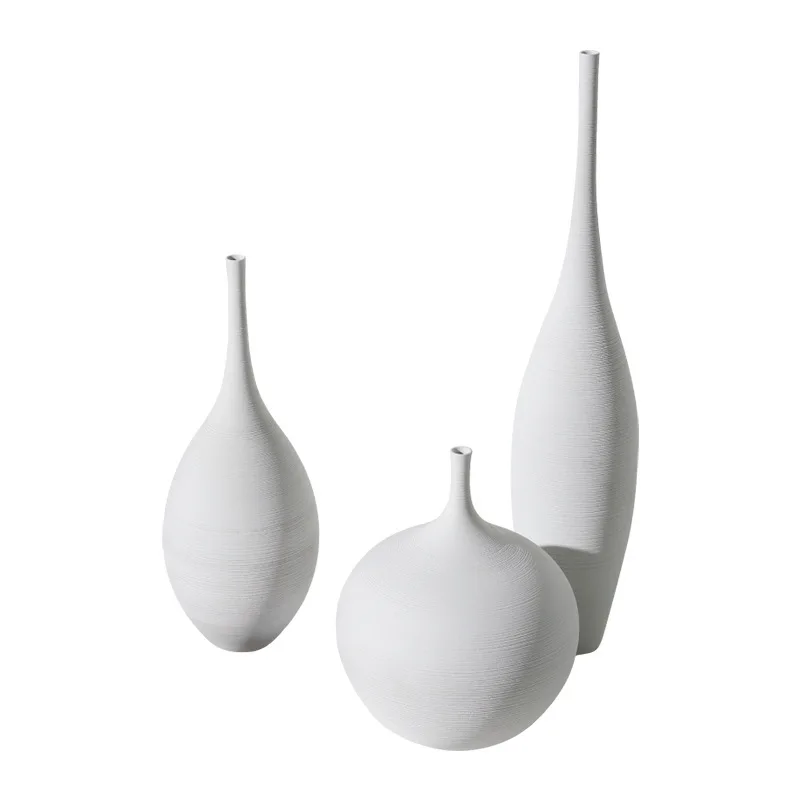 

Jingdezhen modern minimalist handmade art Zen vase ceramic ornaments
