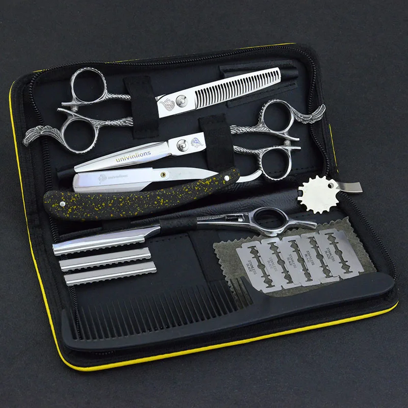 

6" 440C professional japan hair scissors hairdresser barber scissors hairstylist salon japanese hair cutting shears thinning