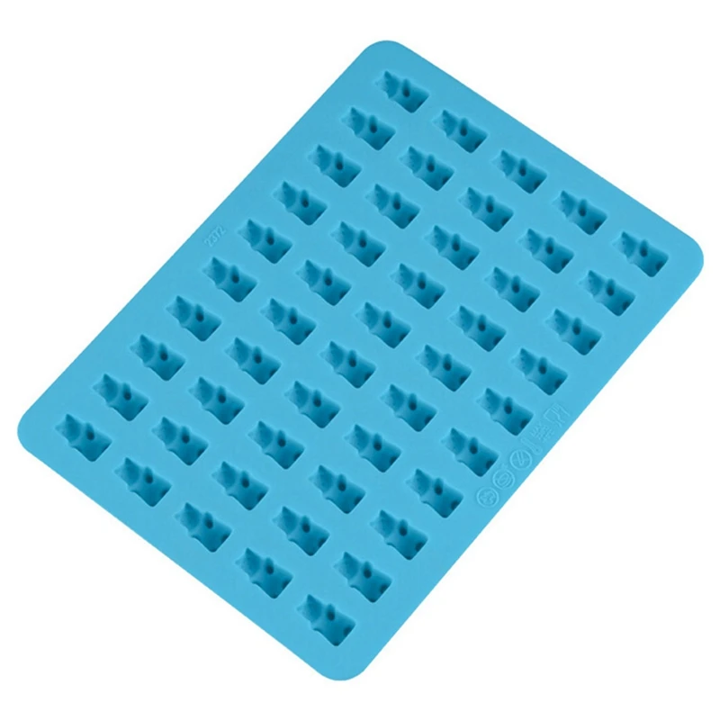 

Justdolife Silicone Bear Candy Mold 50-Cavity DIY Creative Chocolate Gummy Mold Ice Mold Soap Mould Use Steam Oven