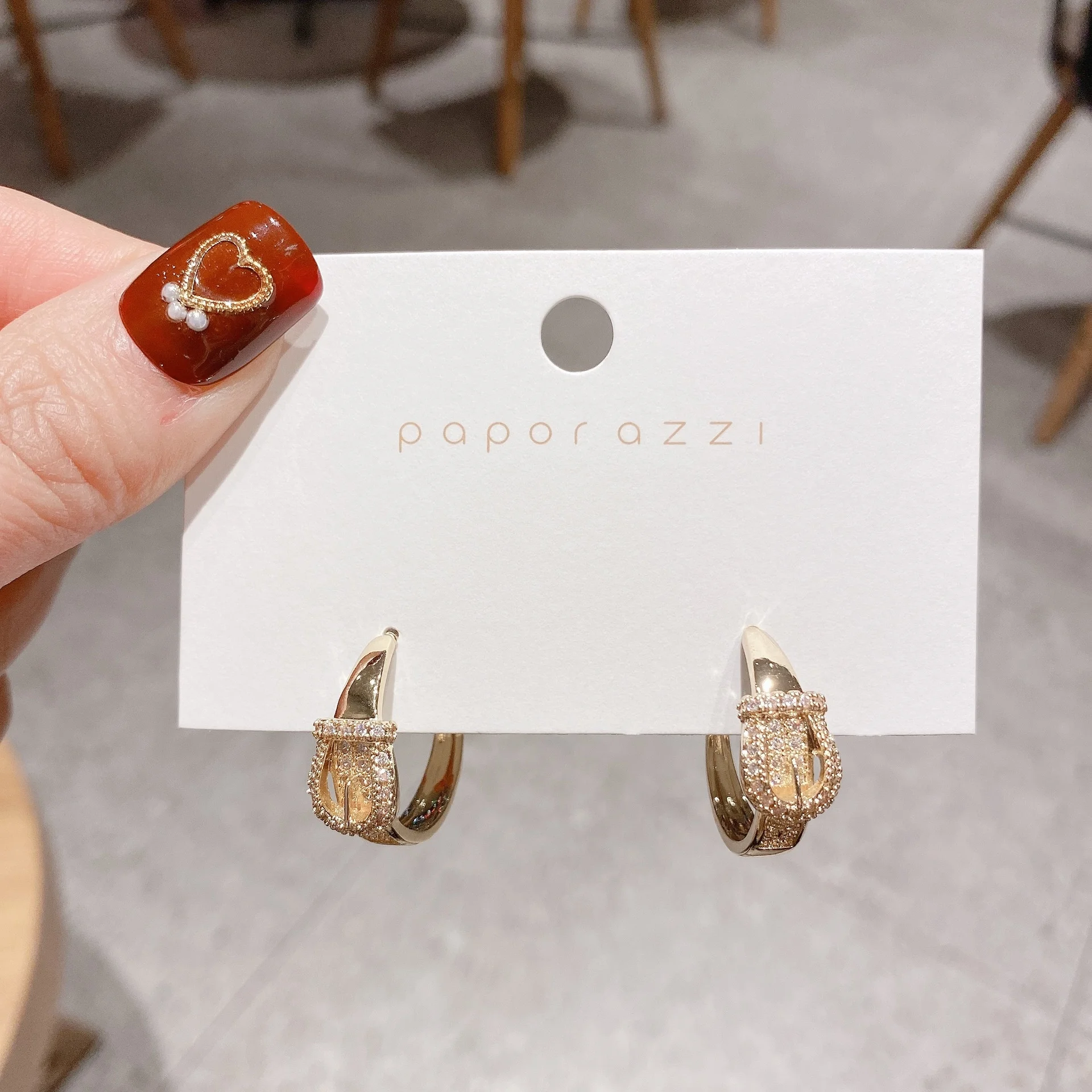 

Серебряные серьги 925 пробы в стиле ретро с пряжкой для ремня