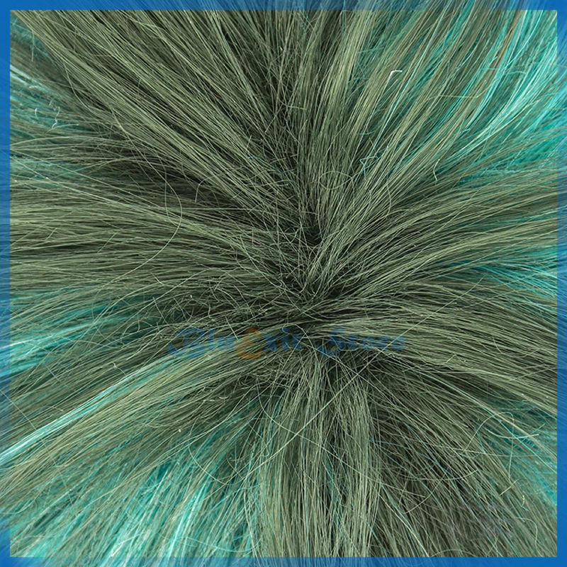 DRB Division Rap Battle Cosplay Wig Nurude Sasara Short Hair Green Synthetic Halloween |