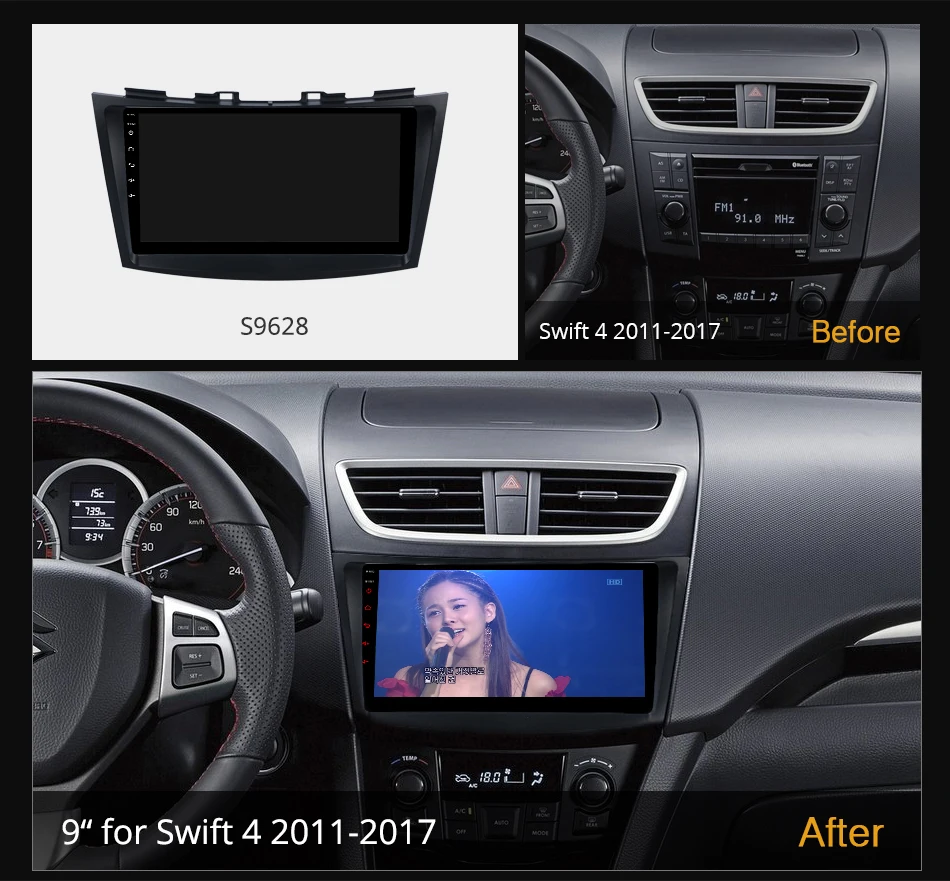 Автомагнитола 6G + 10 0G на Android 128 для Suzuki Swift 4 2011 2015 2016 2017 автомобильное аудио GPS 4G LTE