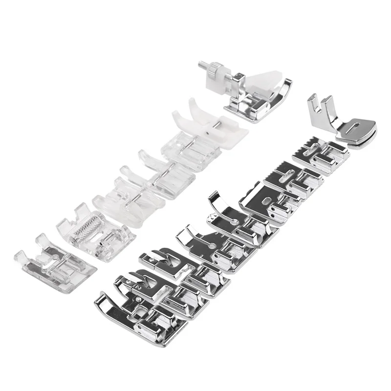 16 шт. Домашний набор лапок для ног запасные части с коробкой Brother Singer Janome швейная