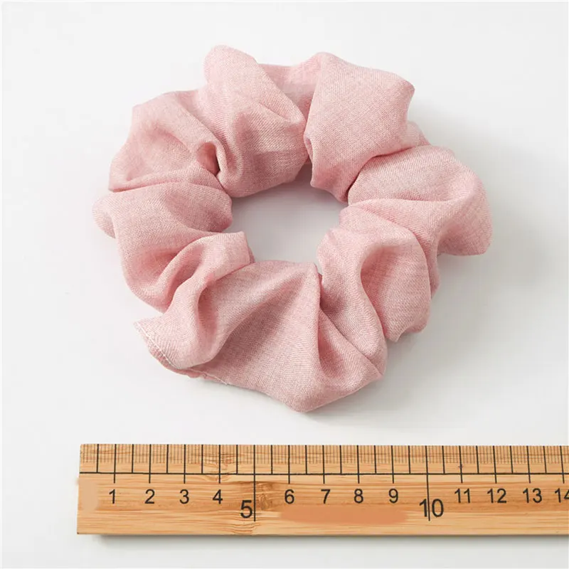 Женские однотонные резинки для волос шифоновые хвоста женские аксессуары волос|