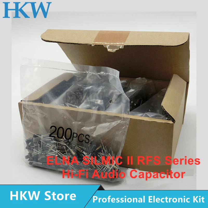 ELNA SILMIC II RFS Series HiFi Audio Capacitor 6.3V 10V 16V 25V 50V 63V 100V 10uF 22uF 47uF 100uF 220uF 470uF 1000uF Original |