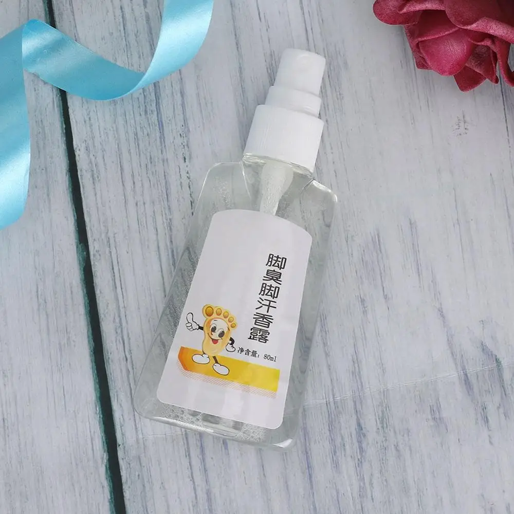 80 мл дезодорант для ног спрей против запаха Антибактериальный жидкий ухода за