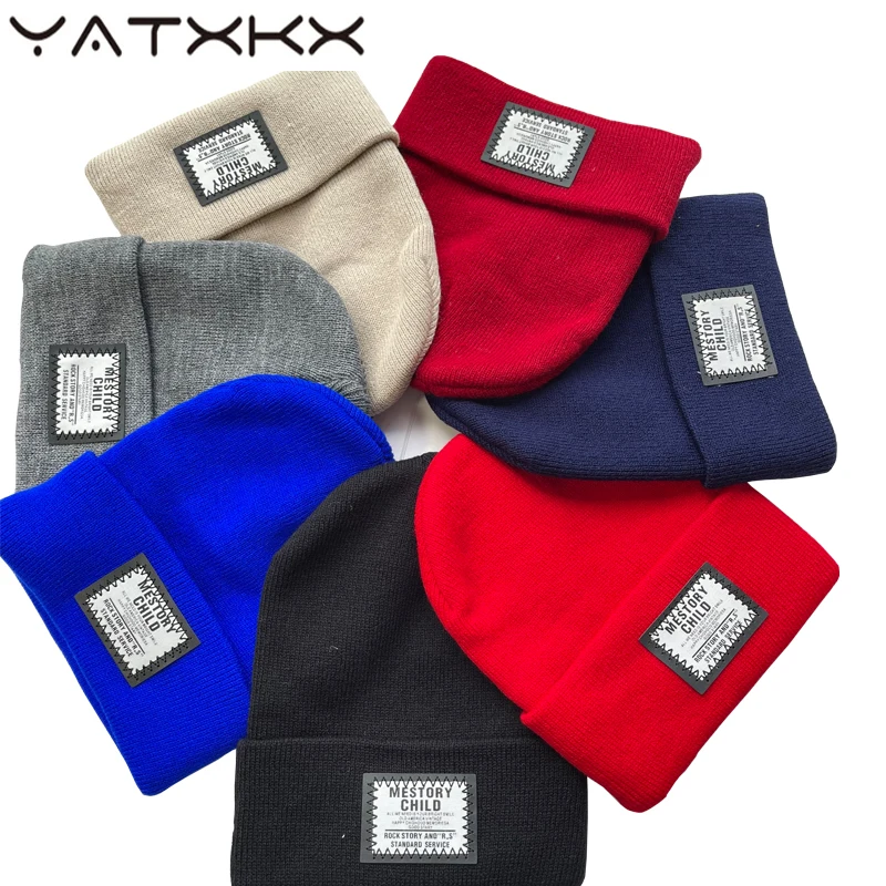 

[YaTxKx] Winter Hats for Woman New Beanies Knitted Hat Men Autumn Female Beanie Caps Warmer Bonnet Ladies Casual Cap Skullies
