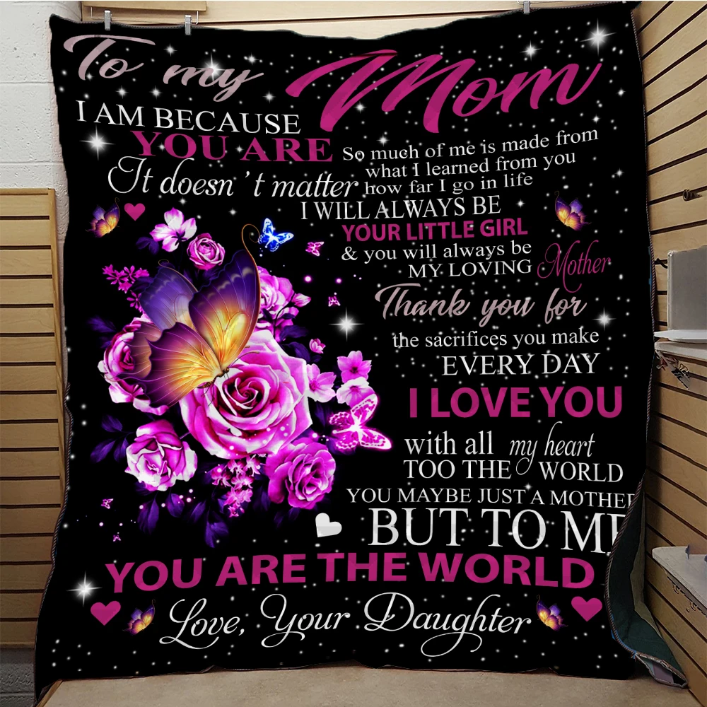 Мягкое одеяло для кровати моей мамы Прямая поставка|Одеяла| |