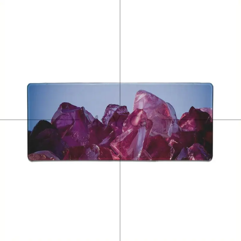 

MaiYaCa Top Quality Shining Crystal Pink Crystal Anti-Slip Durable Rubber Computermats Lock Edge MousePad Gamer Mat desk mat