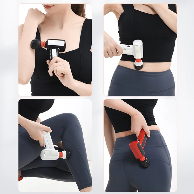 

Mini Portable Handheld Percussion Massage Quiet Deep Tissue Massager for Sore Muscle and Stiffness Relief M2