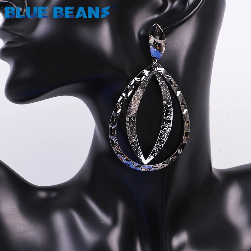 New Gold Color fashion Earrings for Women Metal Jewelry Drop Dangle Geometric big Earring Simple Earings Girls Statement Brincos | Украшения