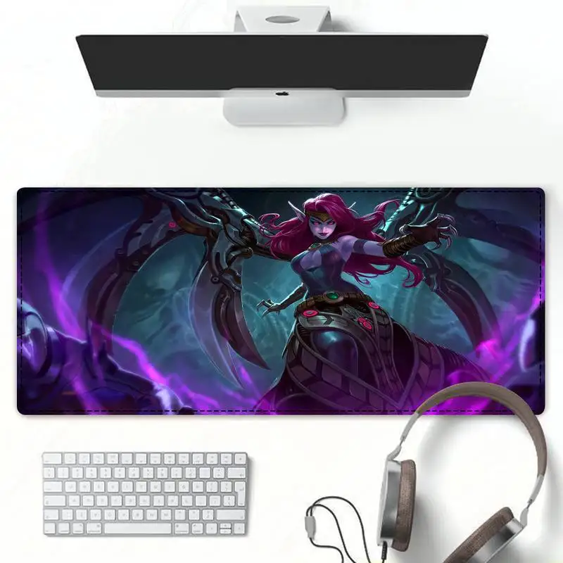 

The Game League of Legends Morgana Gaming Mouse Pad PC Laptop Gamer Mousepad Anime Antislip Mat Keyboard Desk Mat For LOL