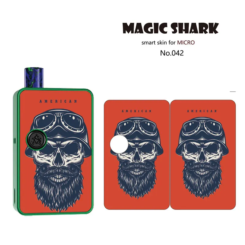 Волшебная Акула череп мотоцикл злой панк 2.5D стерео ПВХ стикер чехол Обложка