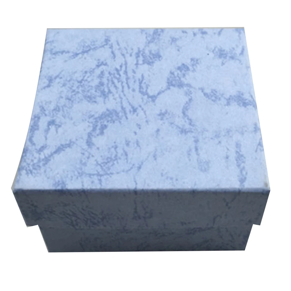 Прямая поставка квадратный картонный чехол для хранения ювелирных часов и