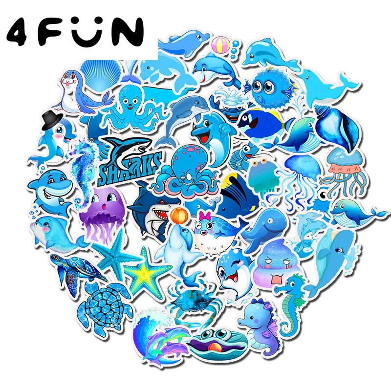 49 шт. разнообразные Мультяшные наклейки для автомобиля велосипеда мотоцикла