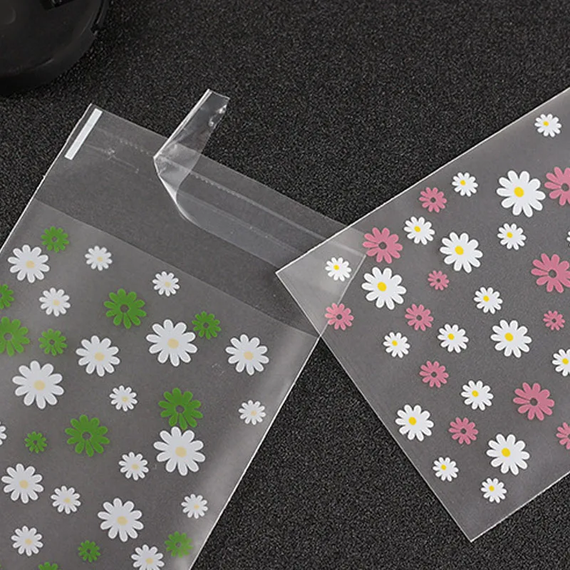 Пластиковый пакет с хризантемами пакеты для конфет печенья подарков