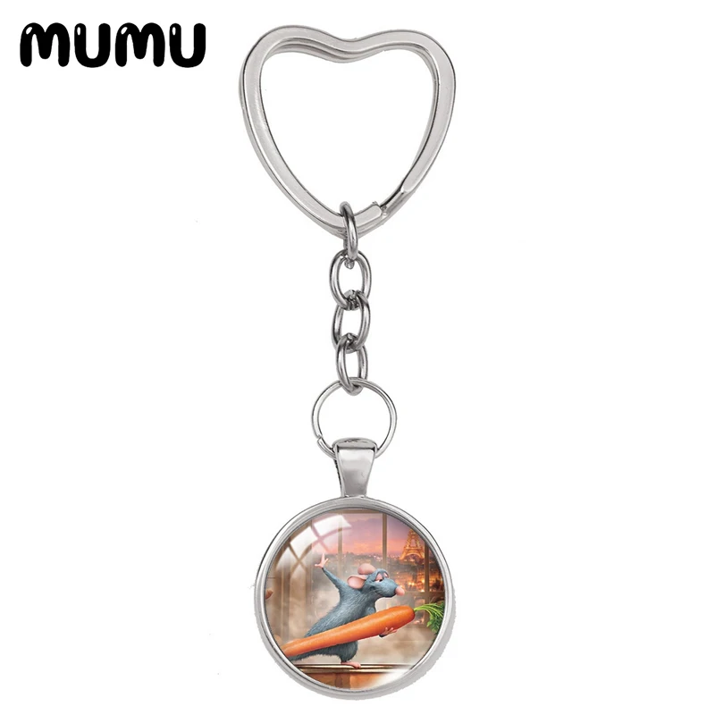 Новинка 2021 брелок для ключей с крысами и Реми Забавный украшения детей |