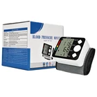 Портативный Автоматический Сфигмоманометр с ЖК-дисплеем, медицинский тонометр для измерения артериального давления и пульса