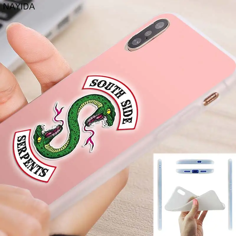 Мягкий чехол для Xiaomi Redmi 10 9A 8A 7A 6A 4A 4X 9AT 9Prime Y3 с ривердэйлом South Side Serpents |
