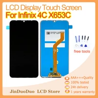Mobile Phone Lcds 6 6  IPS For Infinix Smart X653 Smart X653C LCD Display Touch Panel Screen Digitizer Assembly 720x1600