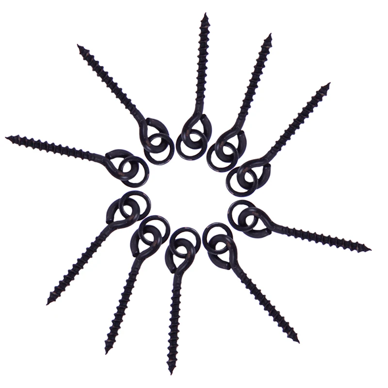 10 шт. винт для Бойла Peg с кольцом поворотный D Rig Chod клеммные снасти держатель