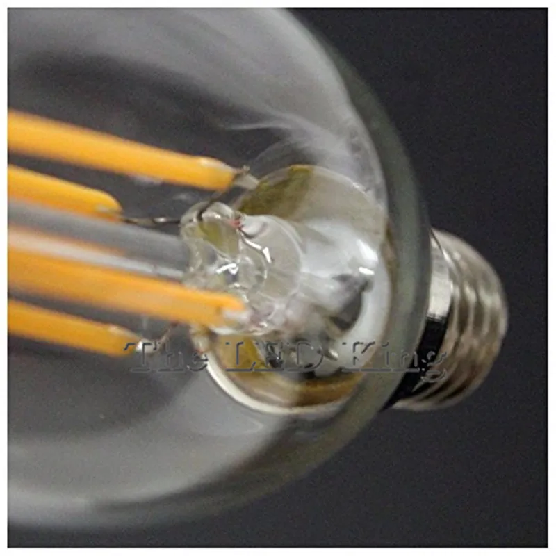 C35 C35L 6 ваттов 12 светодиодный Эдисон лампы Винтаж светильник 220V 240V Ретро нити E14