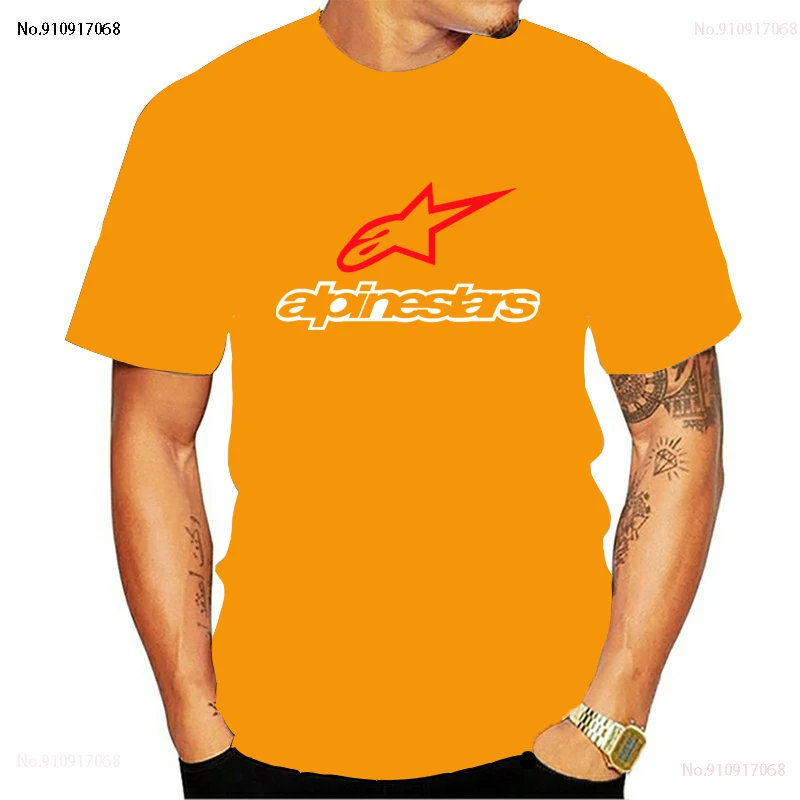 

Alpinestars Heren Sport T-shirt Zomer Mouwen O-hals Leisure Uitloper Tees Ademende Casual Mannen T-shirt Korte Mouwen