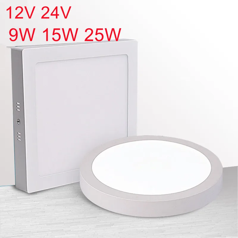 DC12V/24V 9W/15W/25W Led Ceiling Light Surface Mounted Led c