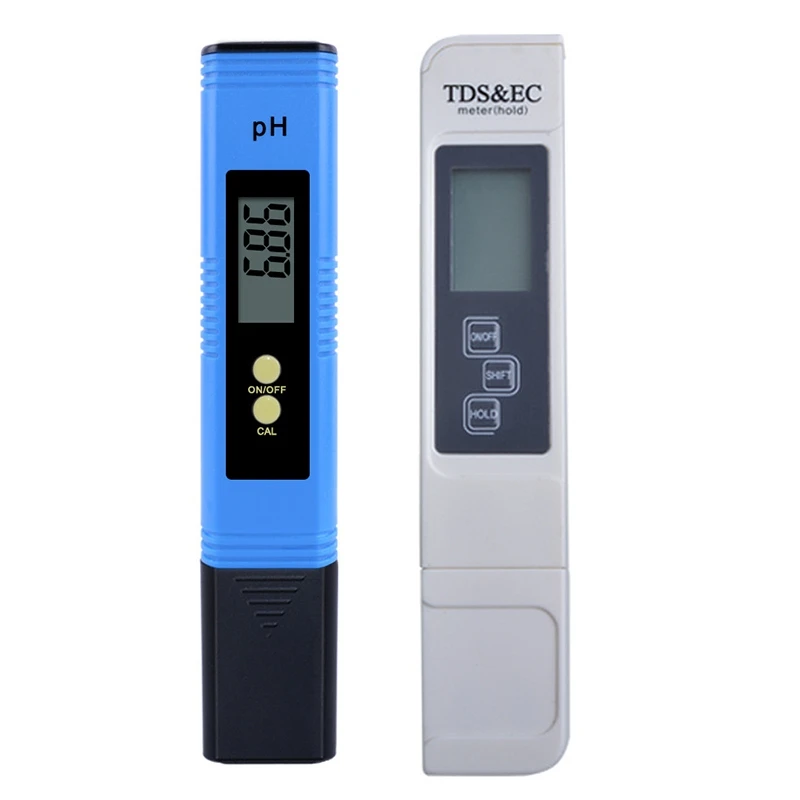 Фото 2Pcs Digital PH Meter Tester 0-9990Ppm TDS EC LCD Water Purity PPM Aquarium Filter Инструменты 2Pcs Digital PH Meter Tester 0-9990Ppm TDS EC LCD Water Purity PPM Aquarium Filter Инструменты