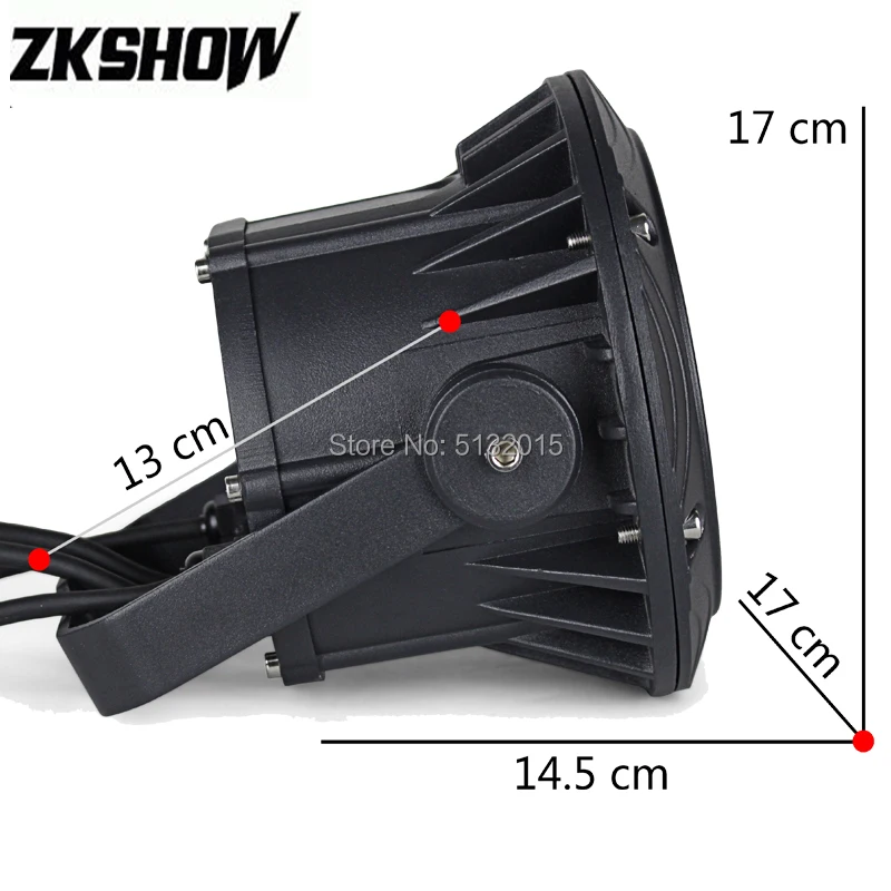 8 шт./лот IP65 6*10 Вт RGBW светодиодный карманный светильник водонепроницаемый DMX для DJ