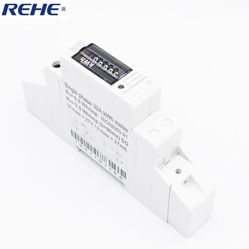 

A New type of Single-phase Two-wire DIN rail active power meter Good reliability