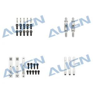 Align Trex 470L Counter Thread Main Linkage Rod Set H47H004AXW Canopy Mounting Bolt Frame Mount Trex 470 Parts RC Helicopter