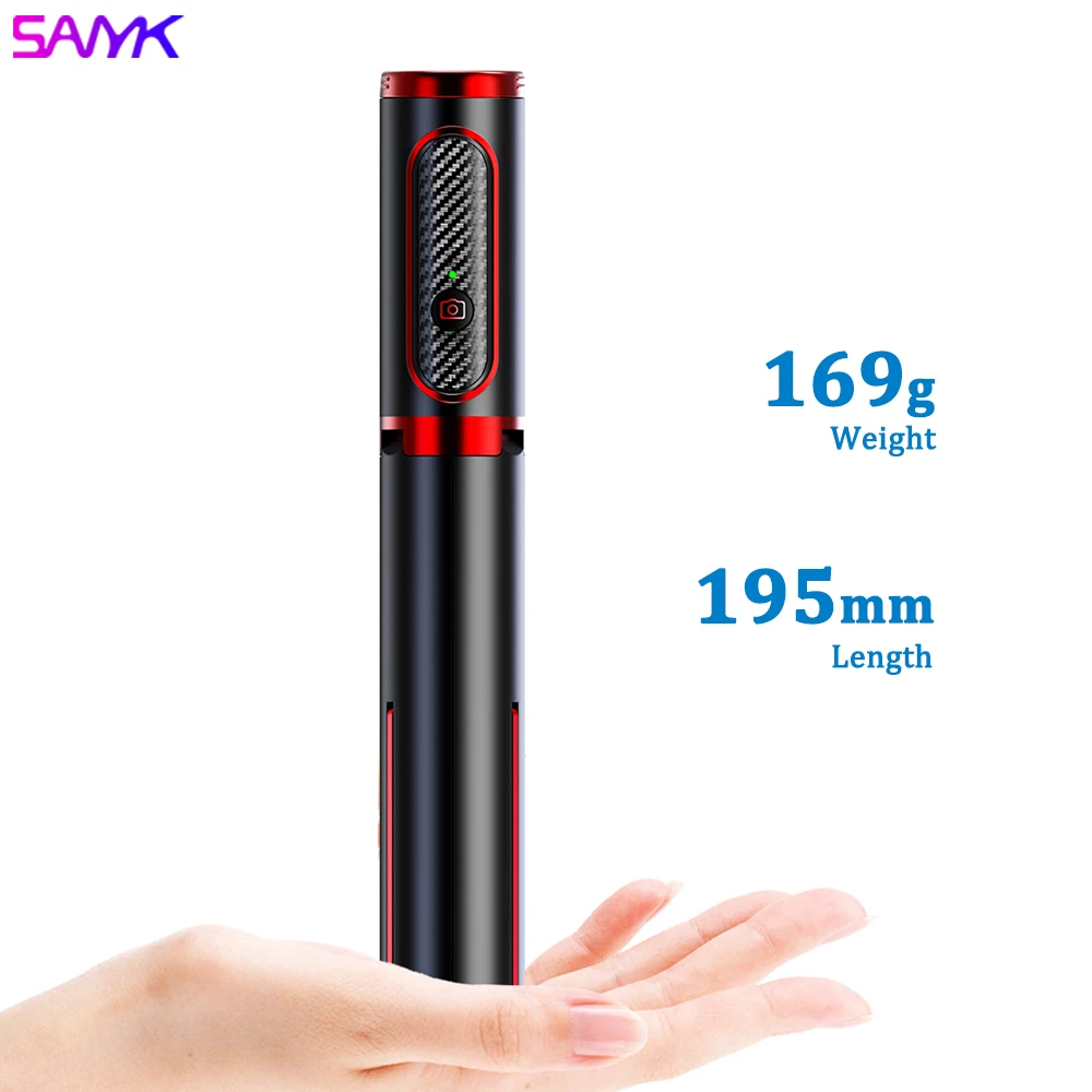 SANYK Bluetooth селфи палка штатив с пультом дистанционного управления алюминиевый