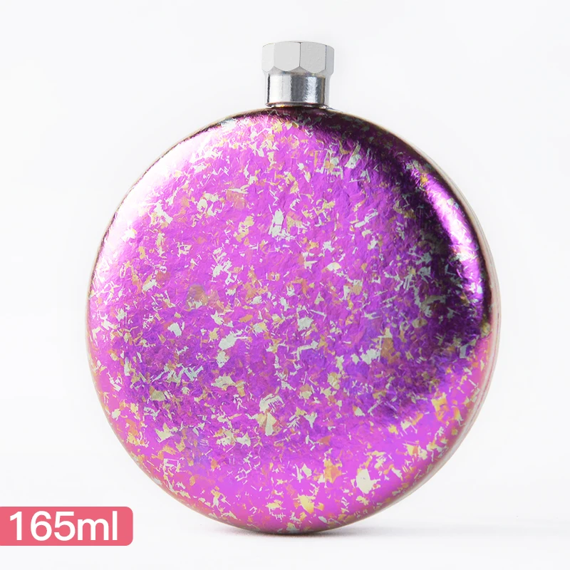 

Cute Mini Titanium Hip Flask Outdoor Portable Wine Whisky Pot Bottle High Quality Botella Licor Alcohol Accessories DI50JH