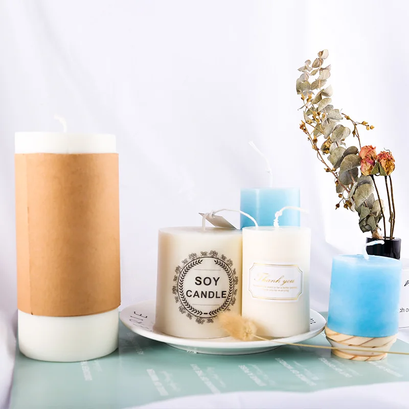 Многостильные геометрические акриловые формы для свечей в виде римских колонн