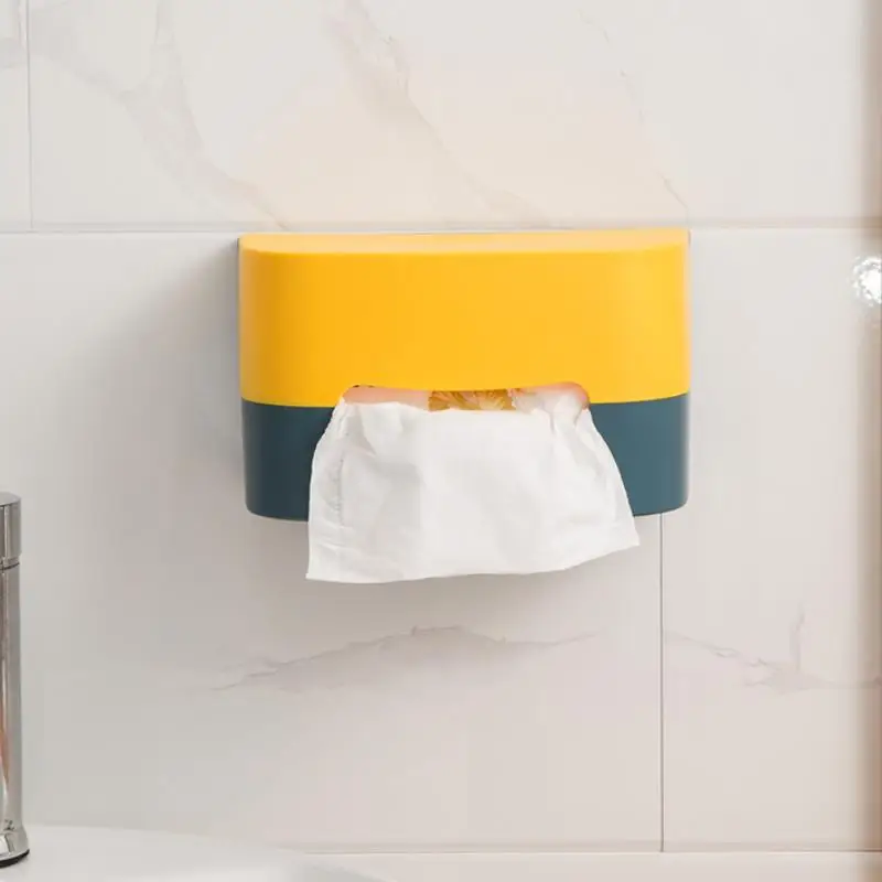 Пластиковая коробка для салфеток простая стильная Пыленепроницаемая настольная