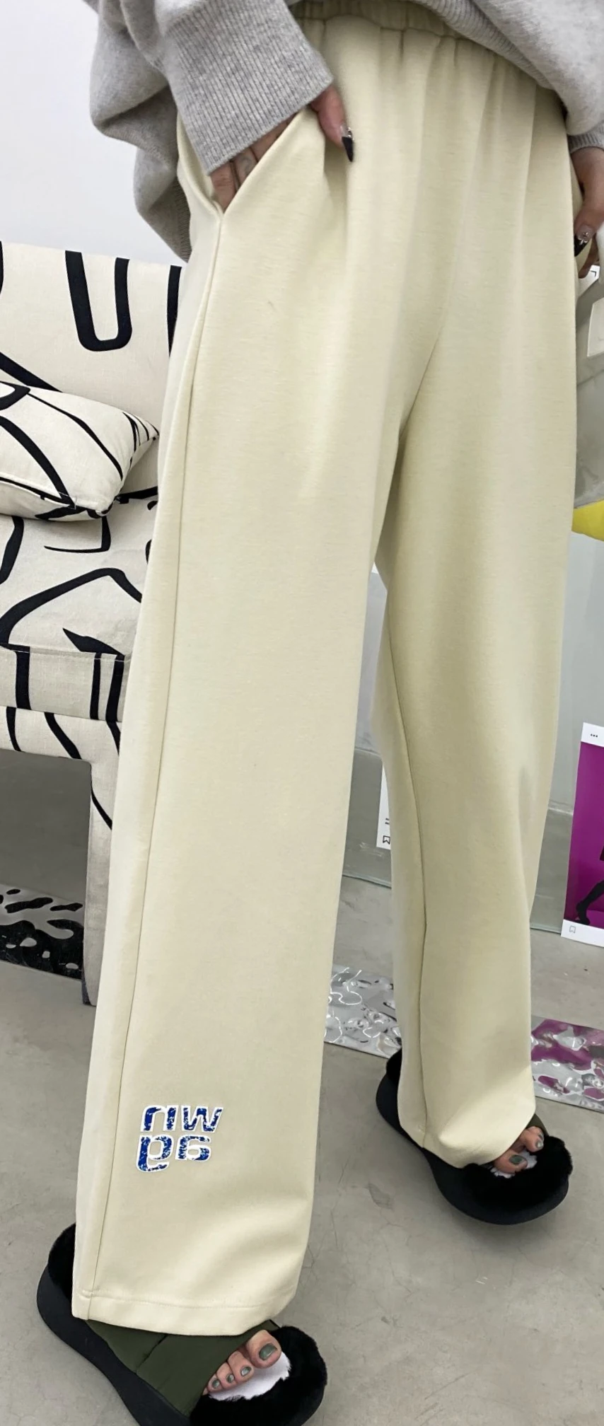 

118865 118866 118867 модная классическая Модная брендовая роскошная дизайнерская одежда женские брюки весна-осень A2