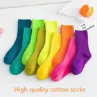 3 пары детских хлопковых утепленных колготок на Детские носки Однотонная одежда Детские хлопковые носки для мальчиков и девочек, детские носки без пятки милые летние детские носки высокого качества