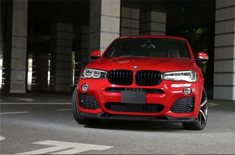 Для BMW X4 X4M F26 2014 2015 2016 2017 углеродное волокно передний задний бампер диффузор