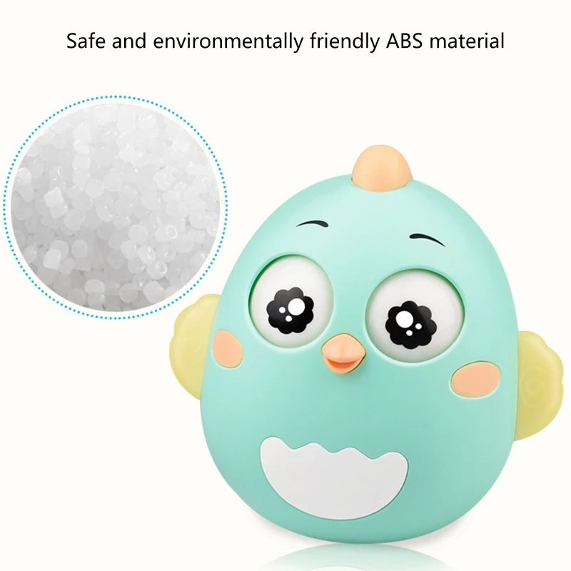 

Baby Newborn Toys Nodding Tumbler Toys For Kid Ring Bell Cute Roly-poly Educational Rattle Baby Development Toys