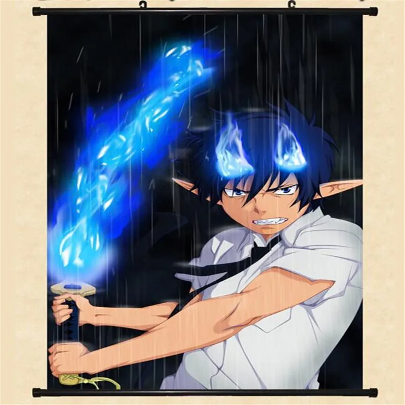 Японские декоративные аниме изображения синего экзорциста Окумура Рин и сугуро