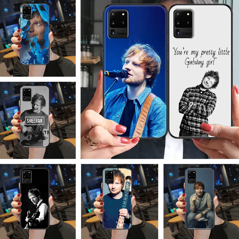 Твердый чехол Sheeran для телефона Samsung Galaxy Note 4 8 9 10 20 S8 S9 S10 S10E S20 Plus UITRA Ультрачерный