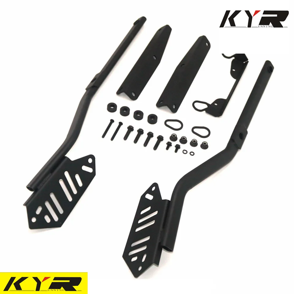 Черный Для YAMAHA MT09 MT-09- Moorcycle аксессуары задняя багажная полка грузовой кронштейн Съемная поддержка Holdert - Цвет: Черный