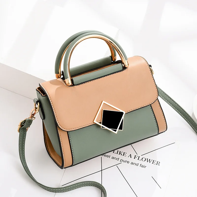 

Women Small Square Bag Ladies Car Line Patchwork Fashion Handbag Retro Shoulder Bags Messenger Bag Mobile Phone Packet