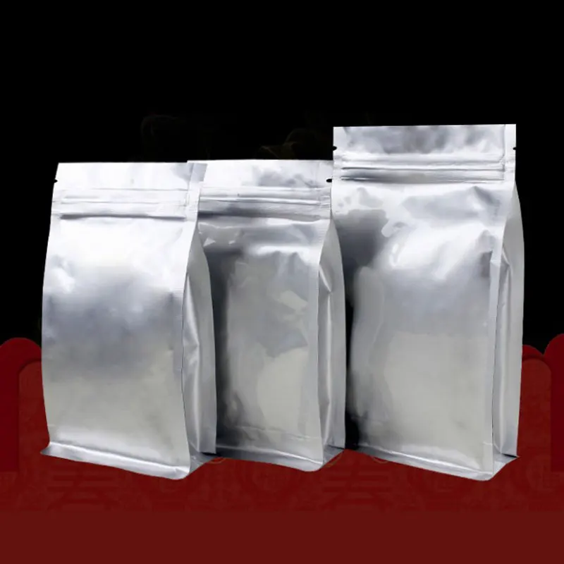 Алюминиевая фольга пакет с застежкой молнией для кофе молока чая восьмиугольный