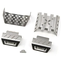 metal chassis armor axle protector plate for 110 yk4102 yk4103 18 yk4082 yikong rc crawler upgrade parts