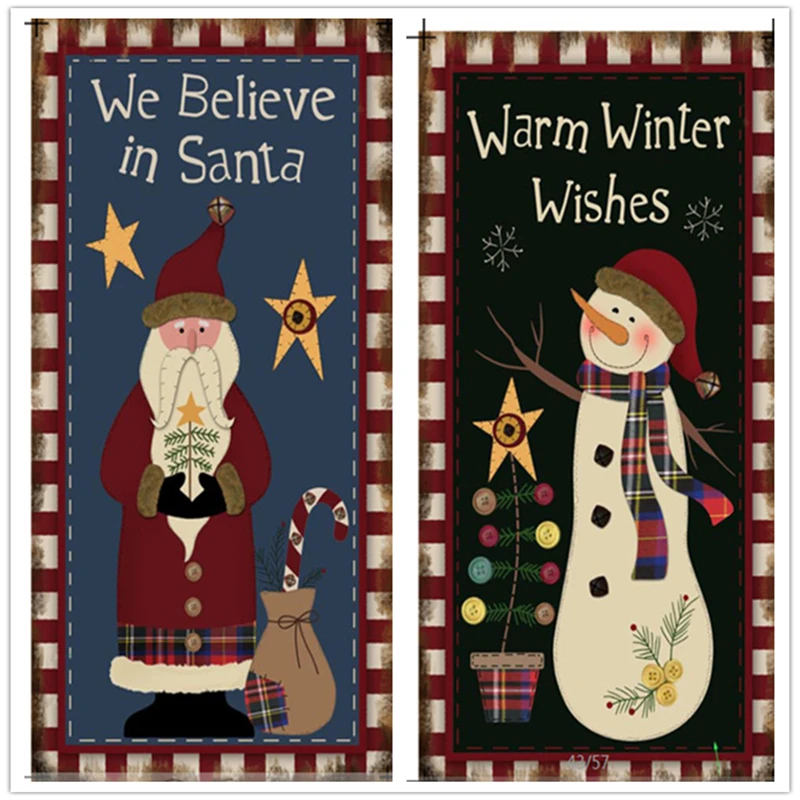 

Merry Christmas Wall Door Decoration Hang Pendant Ornaments Harvest Pumpkin Wooden Sign Crafts Toy Gift Present Home Decor Props